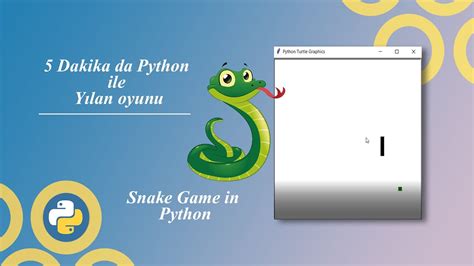 Python ile Yılan Oyunu.