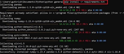 Python install requirements txt.  Additionally, it is recommended to install an...