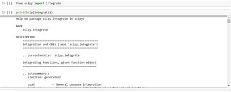 Python integrate array.  I have tried using the library: import scipy.