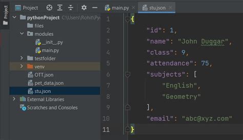 Python json dumps pretty. The code takes a JSON string containing student records, parses...