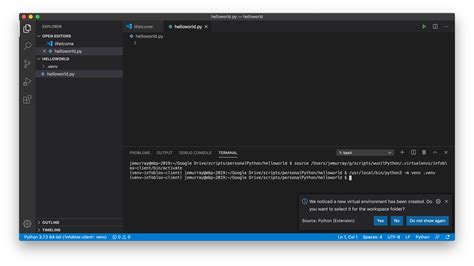 Python kernel not showing in vscode.  When I create a new virtual environment with Ana...