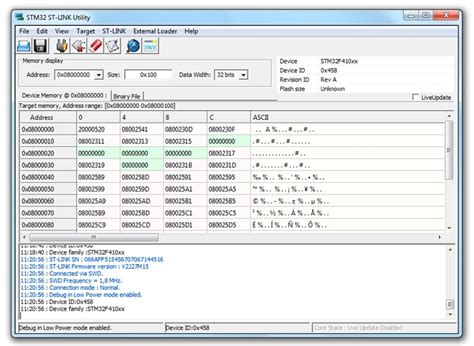 Python module for ST-Link Utility - GitHub Pages