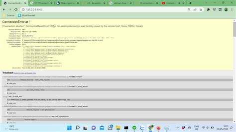 Python mysql connection not available.  An existing connection was forcibly closed by the remote .