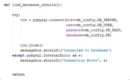 Python mysql connection timeout.  This parameter specifies the number of T...