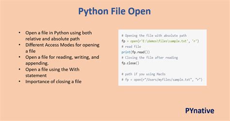Python open files in directory.  We will use a sample file named geek.  Maste...