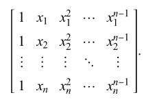 Python point coordinates.  The method returns the pseudo-Vandermonde matrix of degrees deg ...