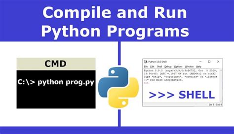 Python programming shell. 