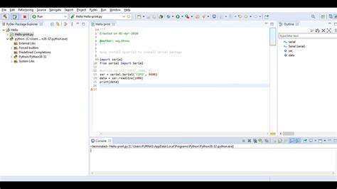 Python pyserial read bytes.  It is a package for problem solvers because it facilitates data ...