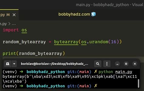 Python random bytes.  You&rsquo;ll learn how to install Python, run your...