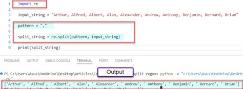 Python re split.  We'll use our newly created string to replace all existing...