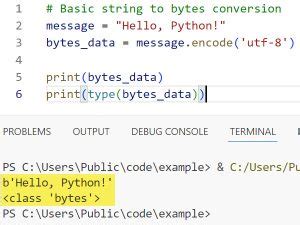 Python read bytes to string.  Python distinguishes between text (human-readable characters) ...