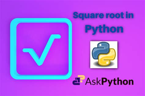 Python root.  Let’s discuss some well-known methods in Python to calcula...