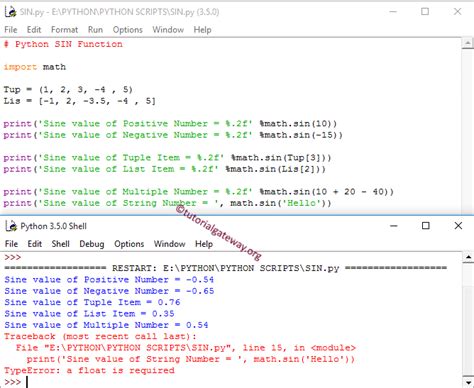 Python sin degrees.  Python if Statement An if statement executes a block of c...