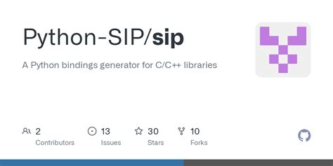 Python sip call.  SIP was originally developed in 1998 for PyQt - the Python bindings Pu...