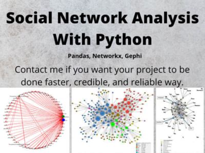 Python social network.  Let's see how to visualize and understand a social network in...