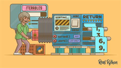 Python sort.  Learn how to sort various types of data in different data ...