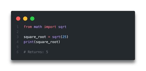 Python square root without math. 0.  This approach keeps the function independ...