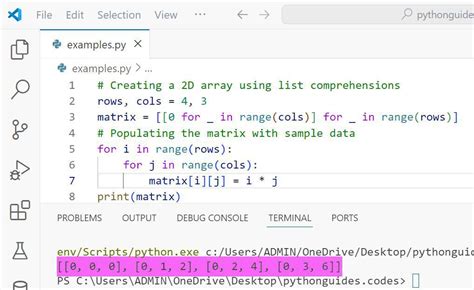 Python sum rows of 2d array.  In the cell below, we create an array with shape (2,4).  The def...