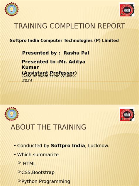 Python training report pdf.  Summer_Training_Report - Free download as PDF File (.  The fin...