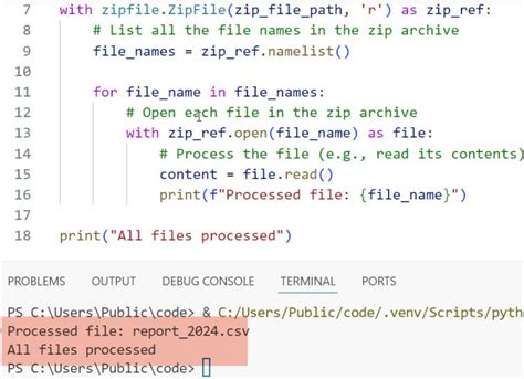 Python unzip file in memory.  How do I unzip all the contents of a zip file into the same direct...
