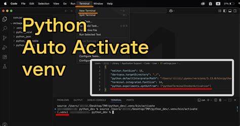 Python venv activate.  This could be to start a project fresh, troubleshoot conflicting depe...