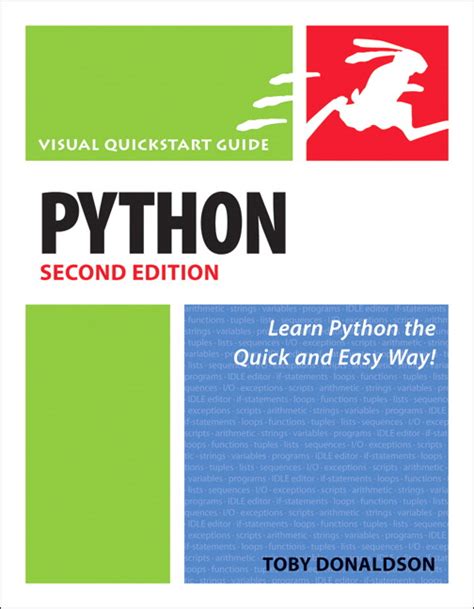 Python visual quickstart guide 2nd edition. - Old testament parsing guide job malachi by todd s beall.