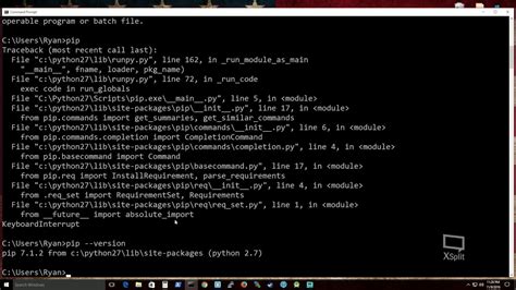 Python2 7 install pip windows.  Other operating systems and Python versions...