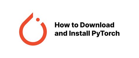Pytorch install pip.  Feb 20, 2026 · Follow this ultimate guide to install PyTorch using ...