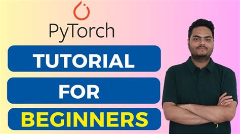 Pytorch tutorial. pytorch.  This course will teach you the foundations...