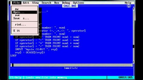 QBasic consists of two windows: Program Window: The window titled as ‘Untitled’ is the program window. It is the place where program/code is written; Immediate Window: The window below …. 