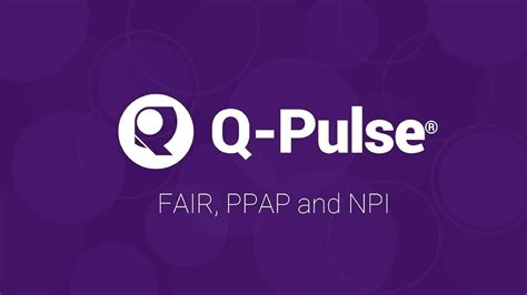 Q pulse. Q-Pulse is an easy-to-use Quality Management Systems software program for managing document control, staff training, audits and many other quality assurance processes. General … 