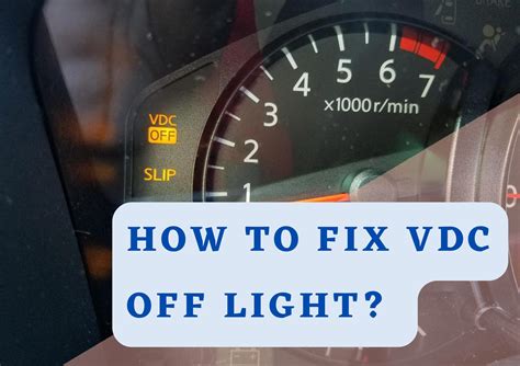In that case, it will result in switching the VDC off and starting to illuminate the light. Hydraulic problems. Brake fluid pressure, lines, and components like callipers are ideal for the VDC system. If the brake fluid is low or has leaks, or can seen moisture contamination, or if there are stuck components like callipers.. 