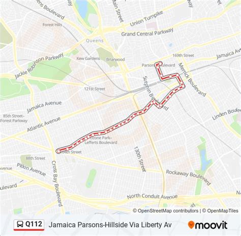 Q112 Jamaica - Ozone Park. Via Liberty Av. Service Alert for Route: ... Note: Local Bus service on Staten Island is operating a reduced weekday schedule;