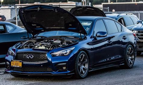 Q50 0-60. The 2017 Infiniti Q50 takes 4.5 seconds to go 0 to 60 MPH in its fastest configuration. It can reach a top speed of 153 MPH, and takes 13.8 seconds to cover a quarter-mile.The 2017 Infiniti Q50 has 12 configurations on offer. You can pair it with a choice of 7-Speed Shiftable Automatic depending on availability. 