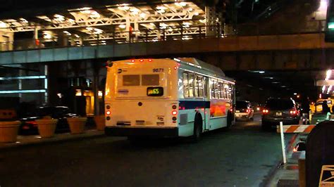  MTA Bus Company New Flyer C40LF #528 operates on the Q65 