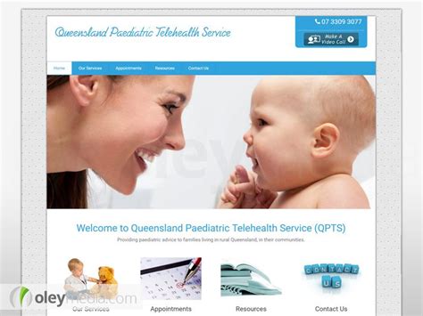 QLD Paediatric Telehealth Website Design WebsiteDesign WordPress 