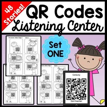 QR Code Listening Center & Printable Response Sheets Click Clack Boo