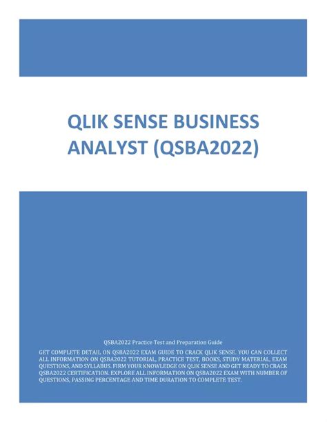 QSBA2022 PDF Demo