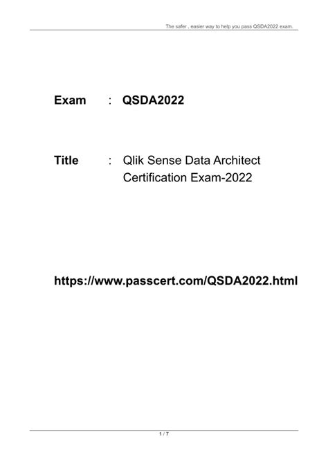 QSDA2022 Prüfungs