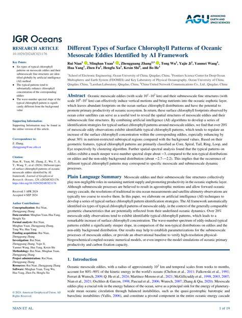 Quadruple Enhancement of Surface Chlorophyll Growth by Oceanic ... - raincitystudios.com
