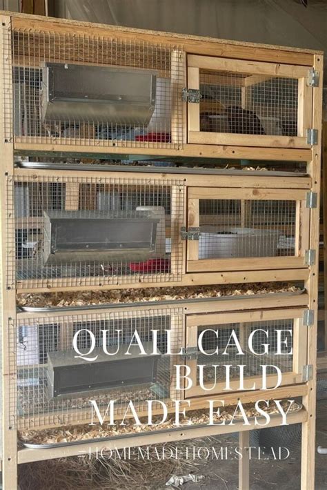 Quail Cage Build Made Easy - Simply Made Homestead - raincitystudios.com