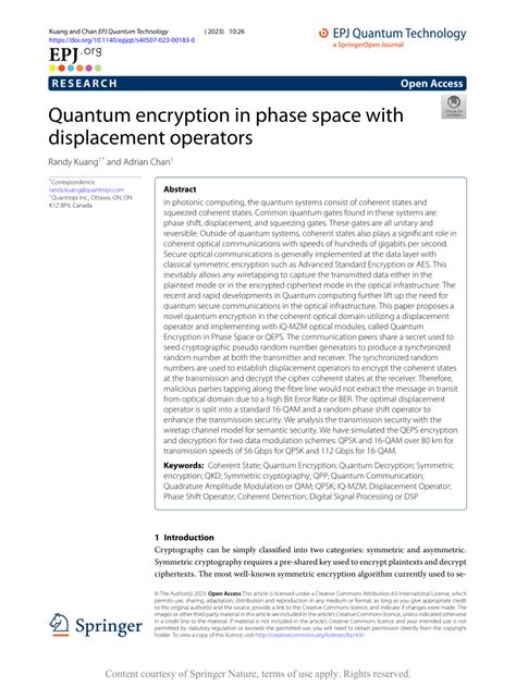 Quantum Encryption in Phase Space - Semantic Scholar - wintechmobiles.com