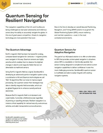 Quantum Sensing for Resilient Navigation - SandboxAQ - wintechmobiles.com