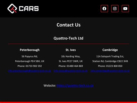 QUATTRO-TECH PETERBOROUGH LTD company key information