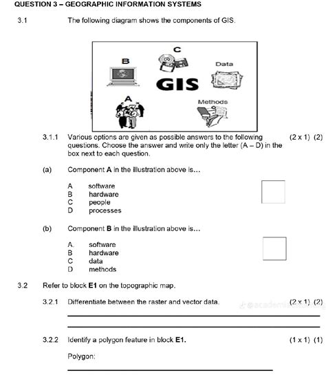 QUESTION 3 GEOGRAPHIC INFORMATION SYSTEM - Filo - coolestguyplanet.net