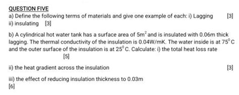 Question Eight (a) Define the following materials for structures ... - Filo - wintechmobiles.com