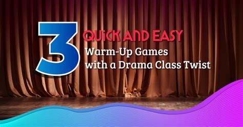 Quick whole class drama warm up games - muktibox.com