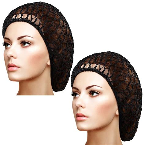 QUSENLON 1pc Women Crocheted Hair Net Mesh Snood Hat …