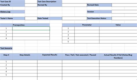 Qa Test Case Template Excel