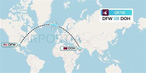 Qatar 730 flight status. Track Qatar Airways (QR) #730 flight from Dallas-Fort Worth Intl to Hamad Int'l Flight status, tracking, and historical data for Qatar Airways 730 (QR730/QTR730) … 